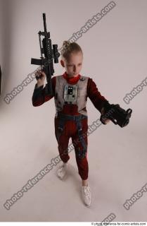 DENISA WITH TWO GUNS